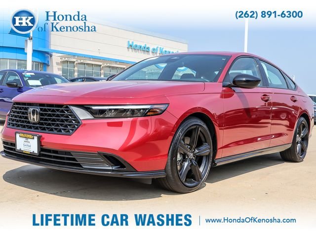 Certified Used 2025 Radiant Red Metallic Honda Sport-L image 1
