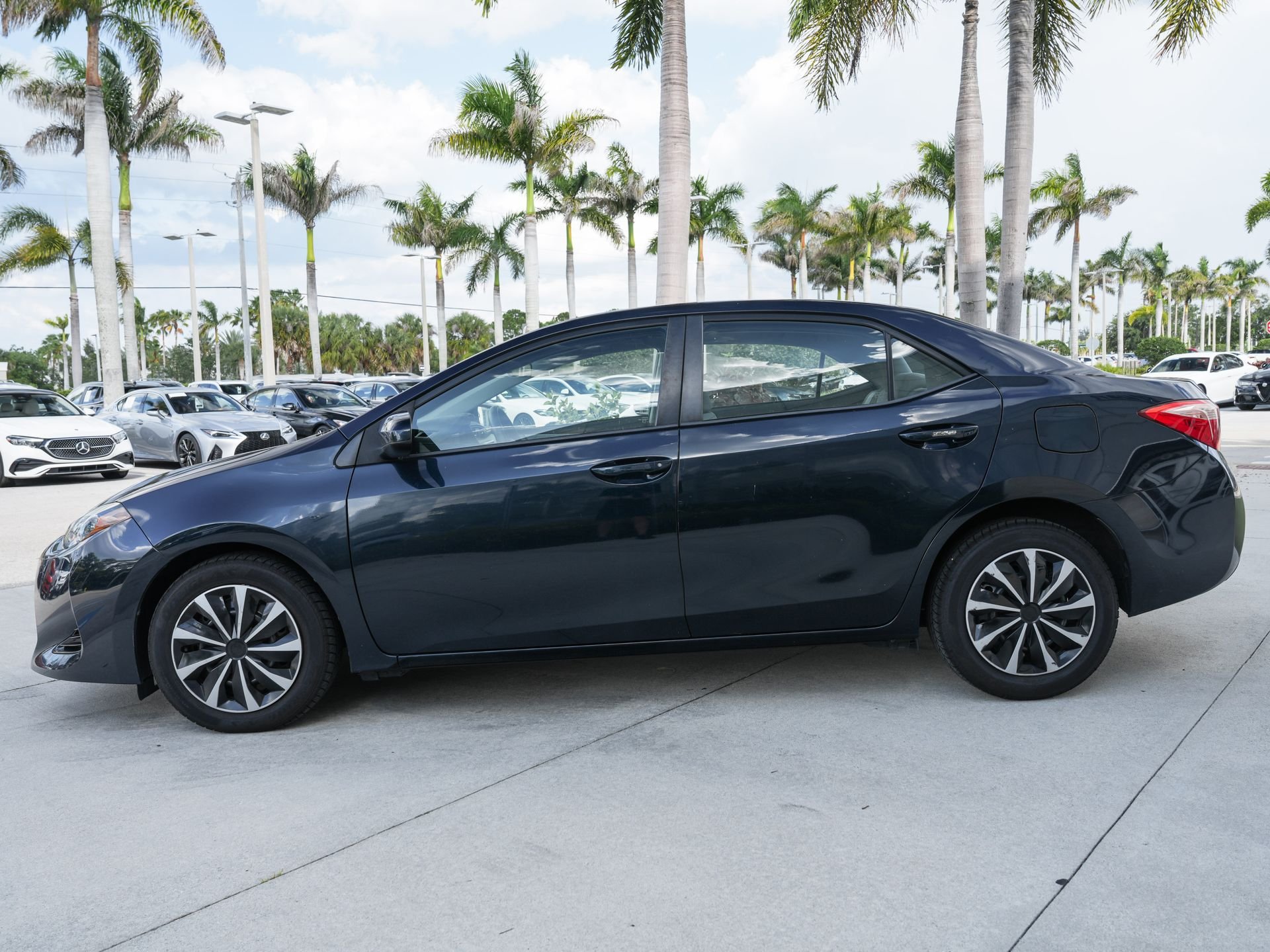 Used 2019 Blue Toyota LE image 7