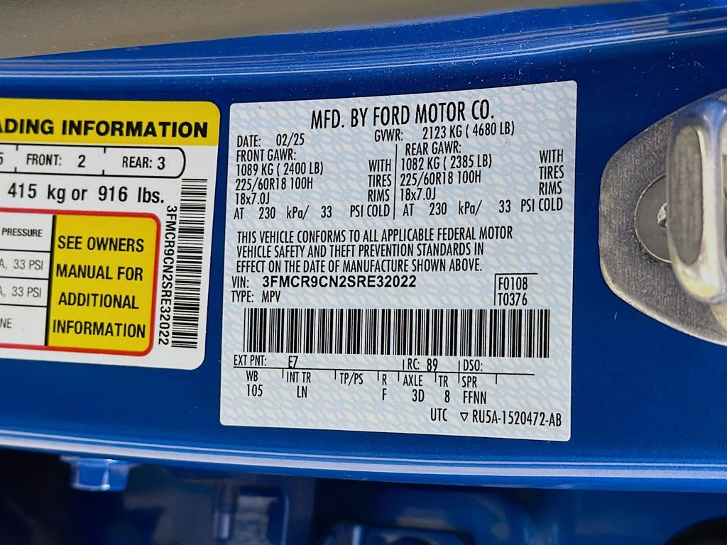 Used 2025 Velocity Blue Metallic Ford Outer Banks image 43