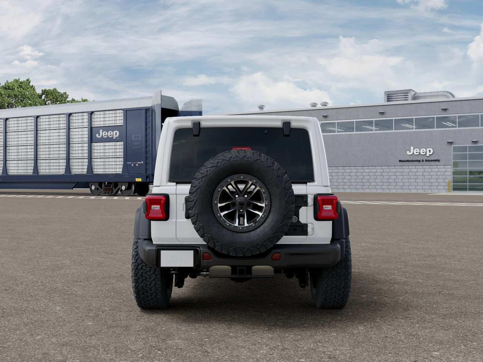 New 2026 Bright White Clear-Coat Exterior Paint Jeep Moab 392 image 35