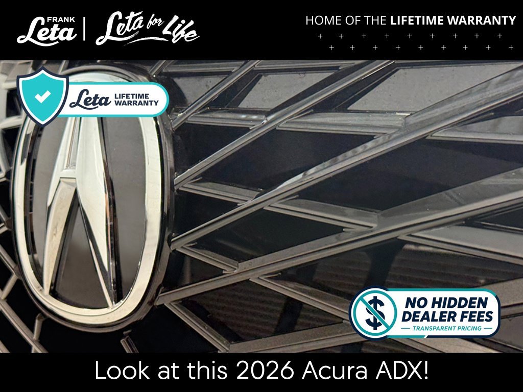 New 2026 Platinum White Pearl Acura w/A-Spec Package image 12