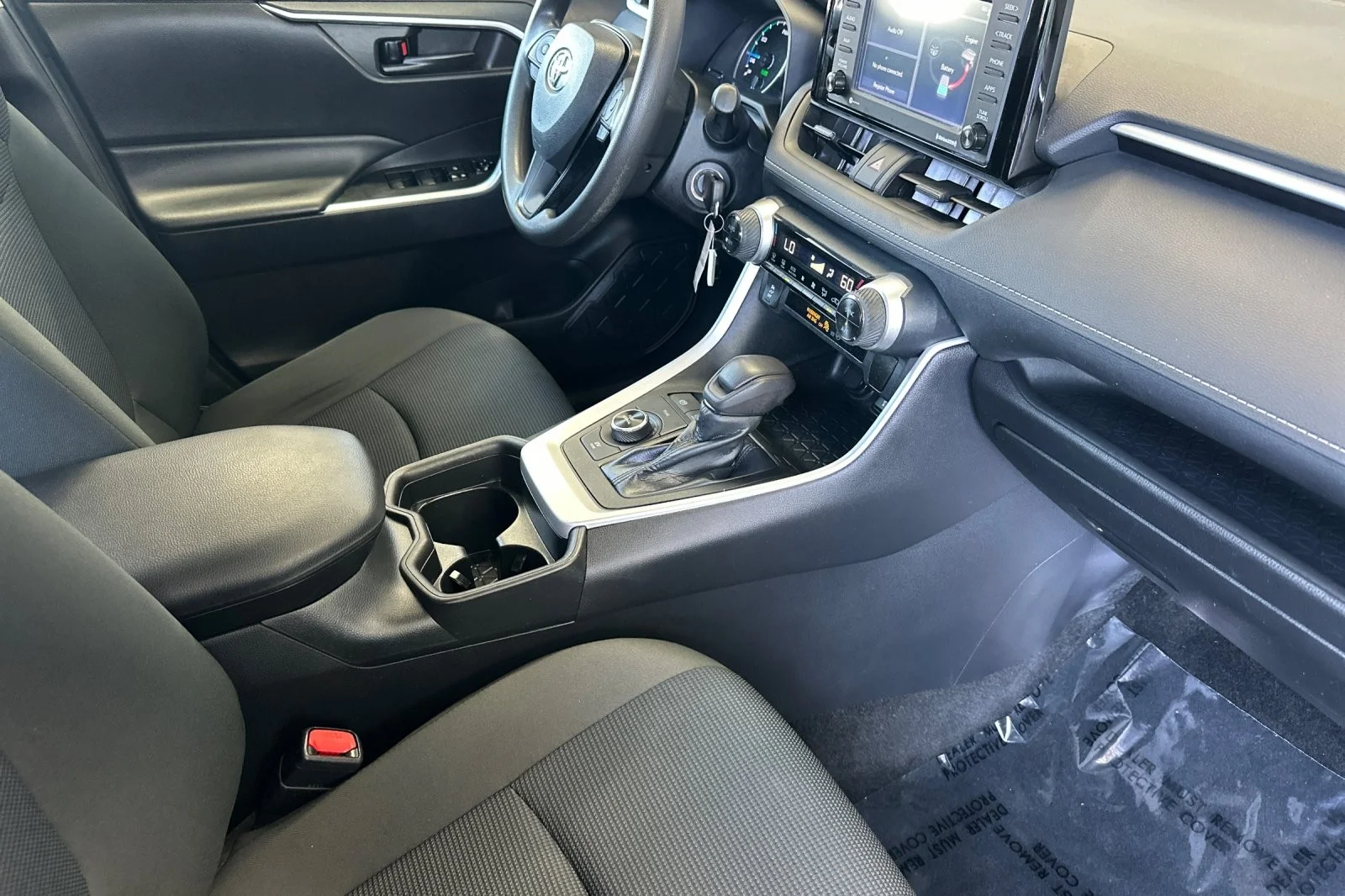 Used 2021 MIDNIGHT BLACK Toyota Hybrid LE image 15