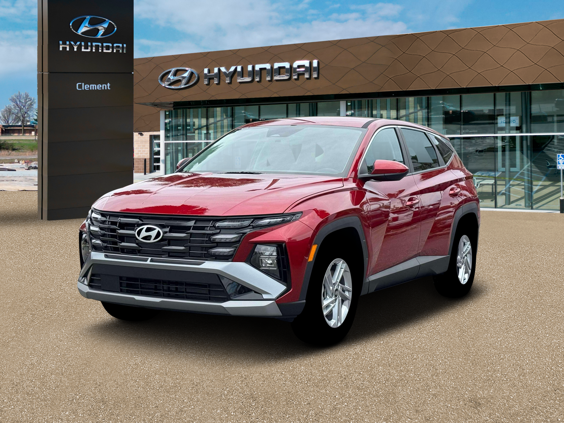 New 2026 Red Hyundai SE AWD image 1