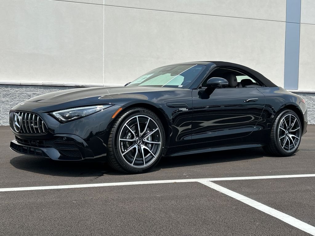 New 2027 Obsidian Black Metallic Mercedes-Benz AMG® SL 43 Roadster image 1