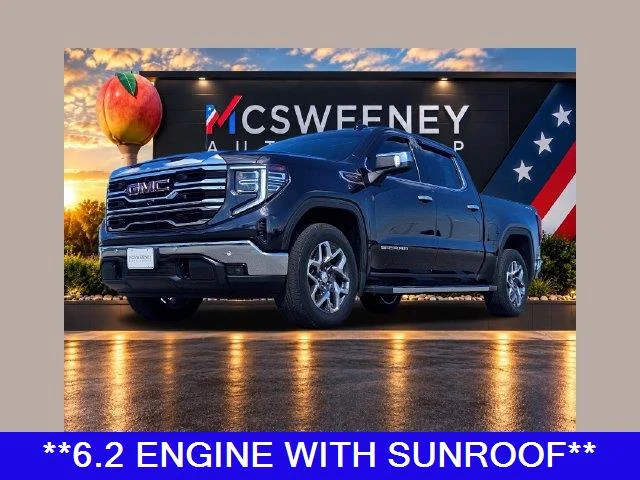Used 2023 TITANIUM RUSH METALLIC GMC SLT image 1