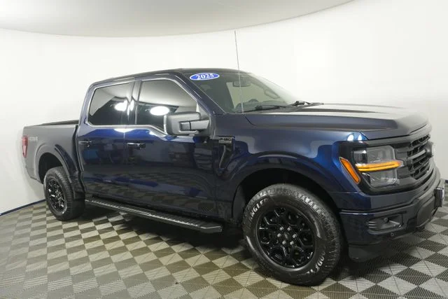 Certified Used 2025 Antimatter Blue Metallic Ford XLT image 2