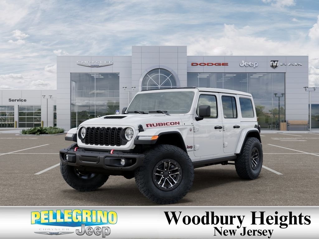 New 2026 Bright White Clear-Coat Exterior Paint Jeep Rubicon X image 1