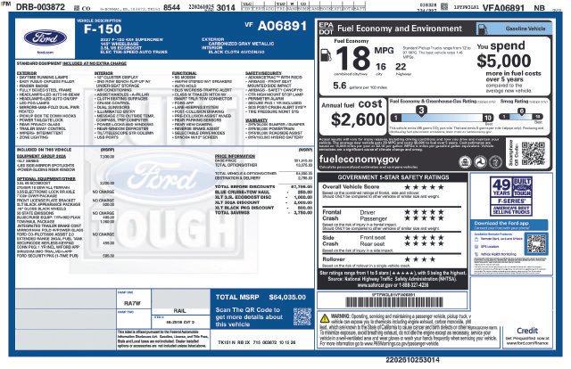 2027 Ford F-150 4X4 CREWCAB XLT