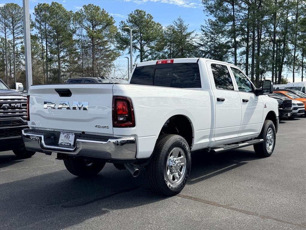 New 2026 Bright White Clear-Coat Exterior Paint RAM Tradesman Crew Cab 4x4 6