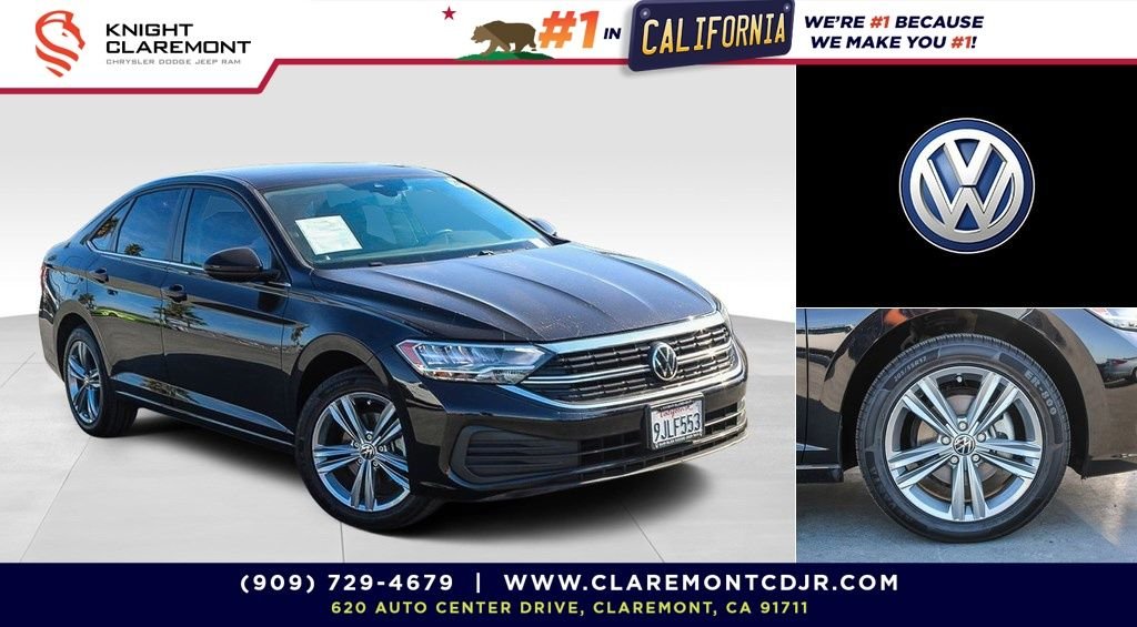 Used 2023 Deep Black Pearl Volkswagen 1.5T SE image 1