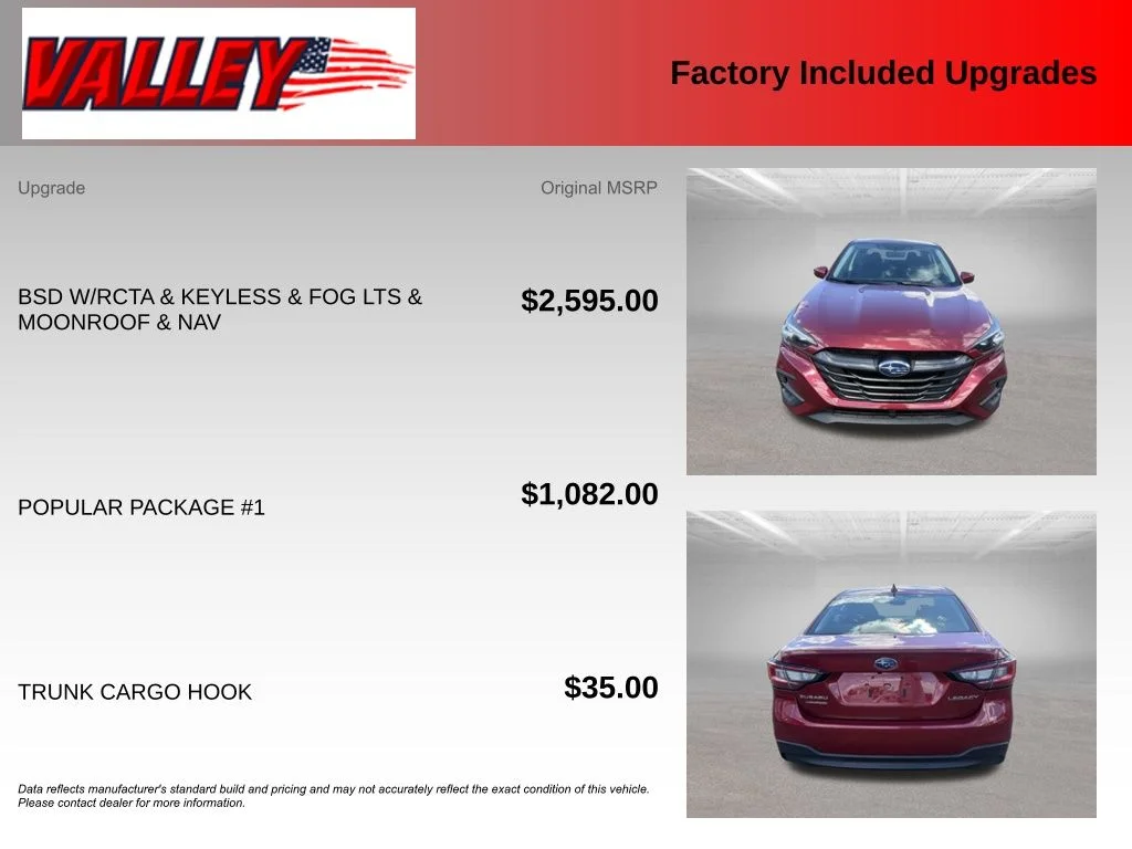 Certified Used 2024 Crimson Red Pearl Subaru Premium image 6