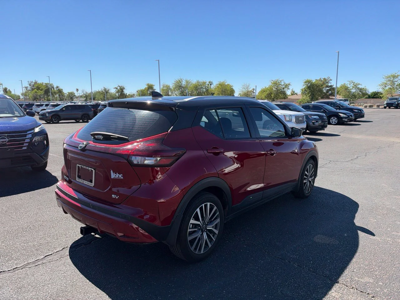 Used 2023 Scarlet Ember Tintcoat Super Black Nissan SV image 4