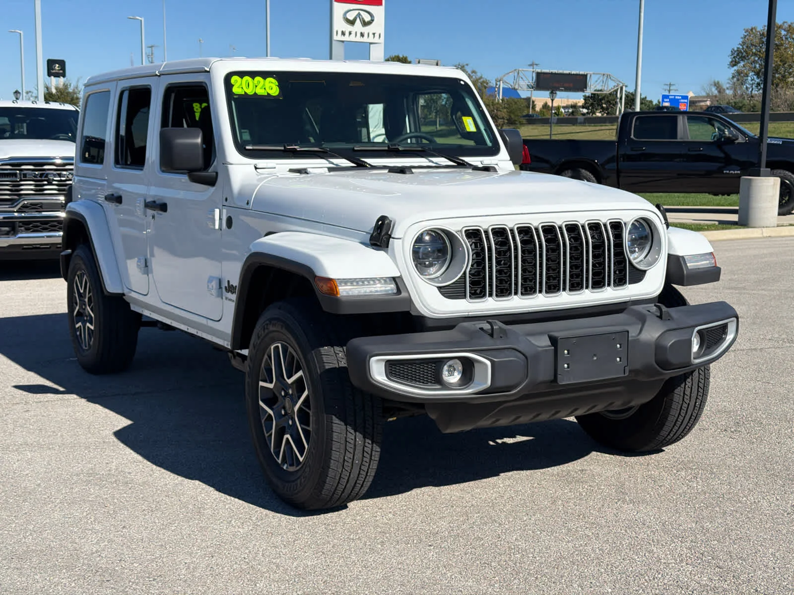 Used 2026 Jeep Wrangler 4-Door Sahara with VIN 1C4PJXEN3TW246695 for sale in Kansas City
