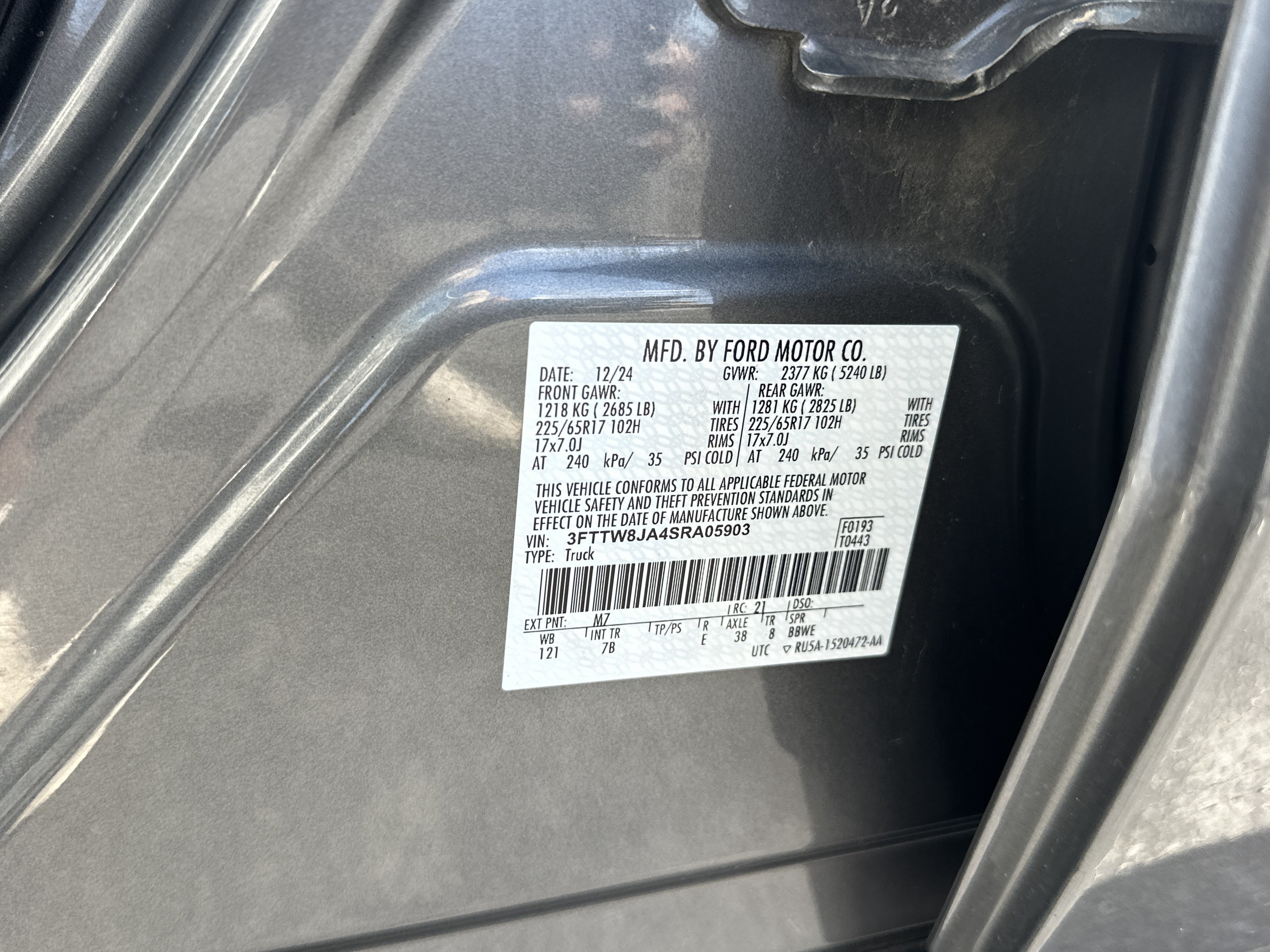 Used 2025 CARBONIZED GRAY Ford XLT image 29