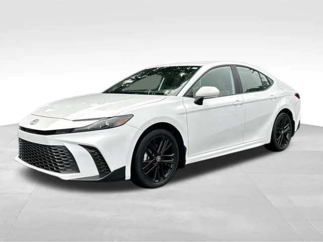 Certified Used 2025 White Toyota SE image 1