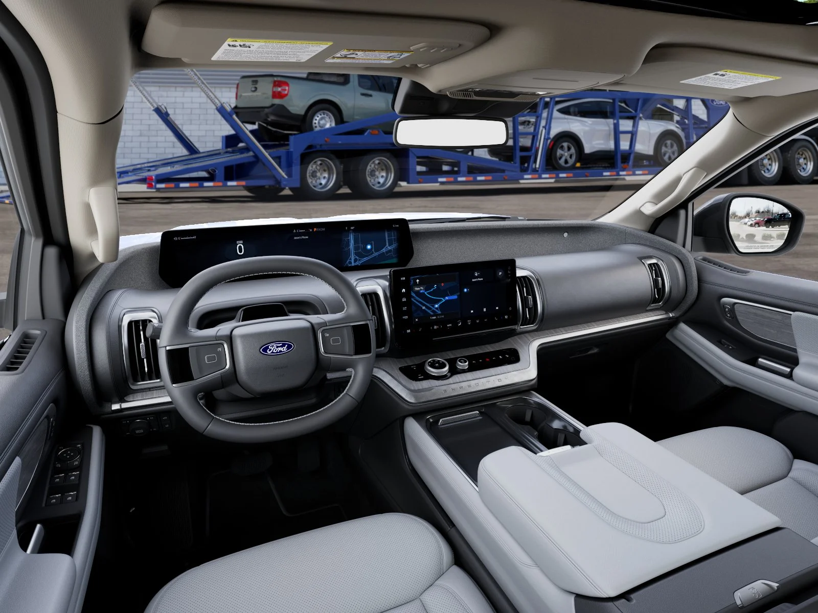 New 2027 Star White Metallic Tri-Coat Ford Platinum image 9