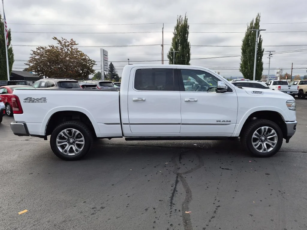 Used 2022 Bright White Clearcoat Ram Limited image 7