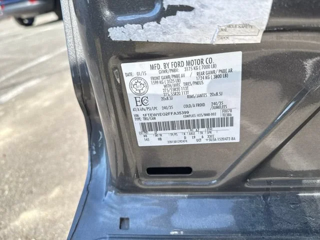 Used 2015 Magnetic Metallic Ford XLT image 16