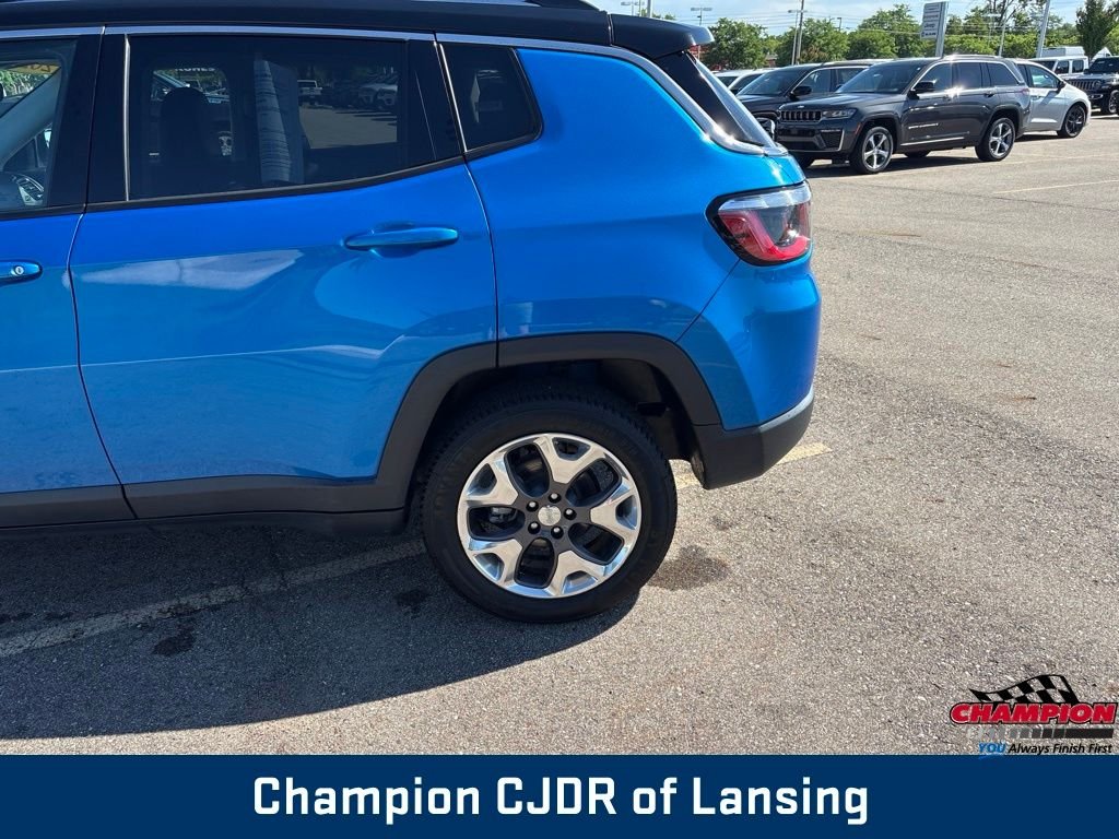 Used 2021 Laser Blue Jeep Limited image 33