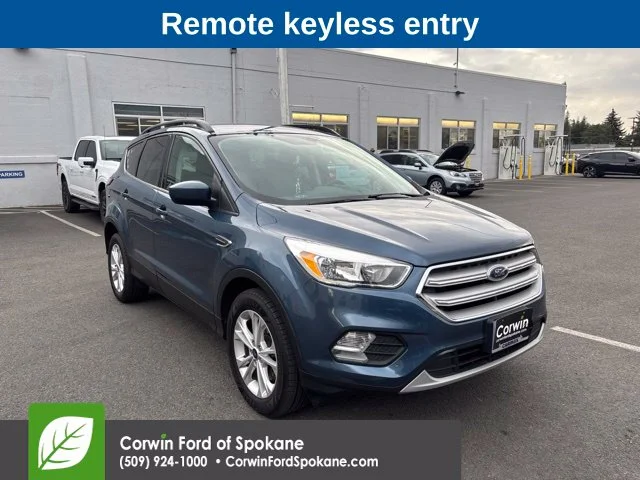 Used 2018 Blue Metallic Ford SE image 4