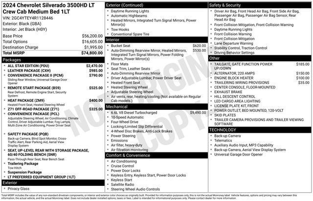 Used 2024 Black Chevrolet LT image 18