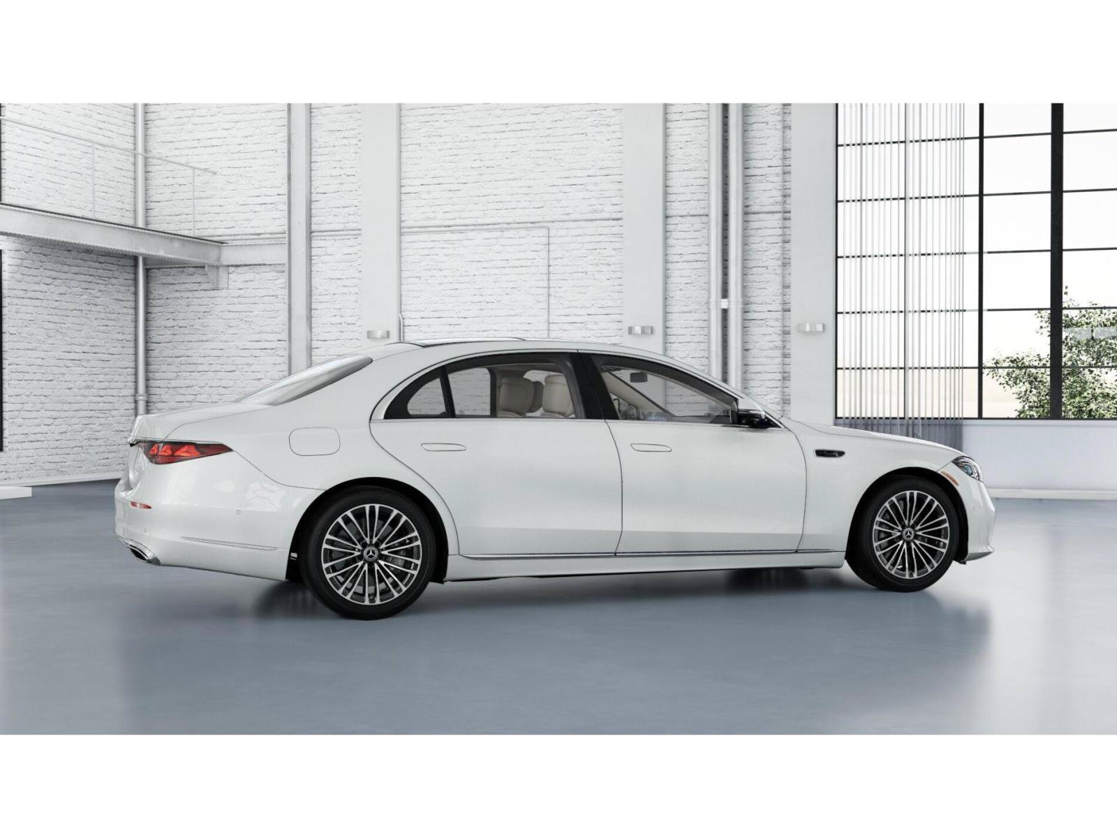 New 2027 MANUFAKTUR Moonlight White Metallic Mercedes-Benz S 500 4MATIC® Sedan image 18