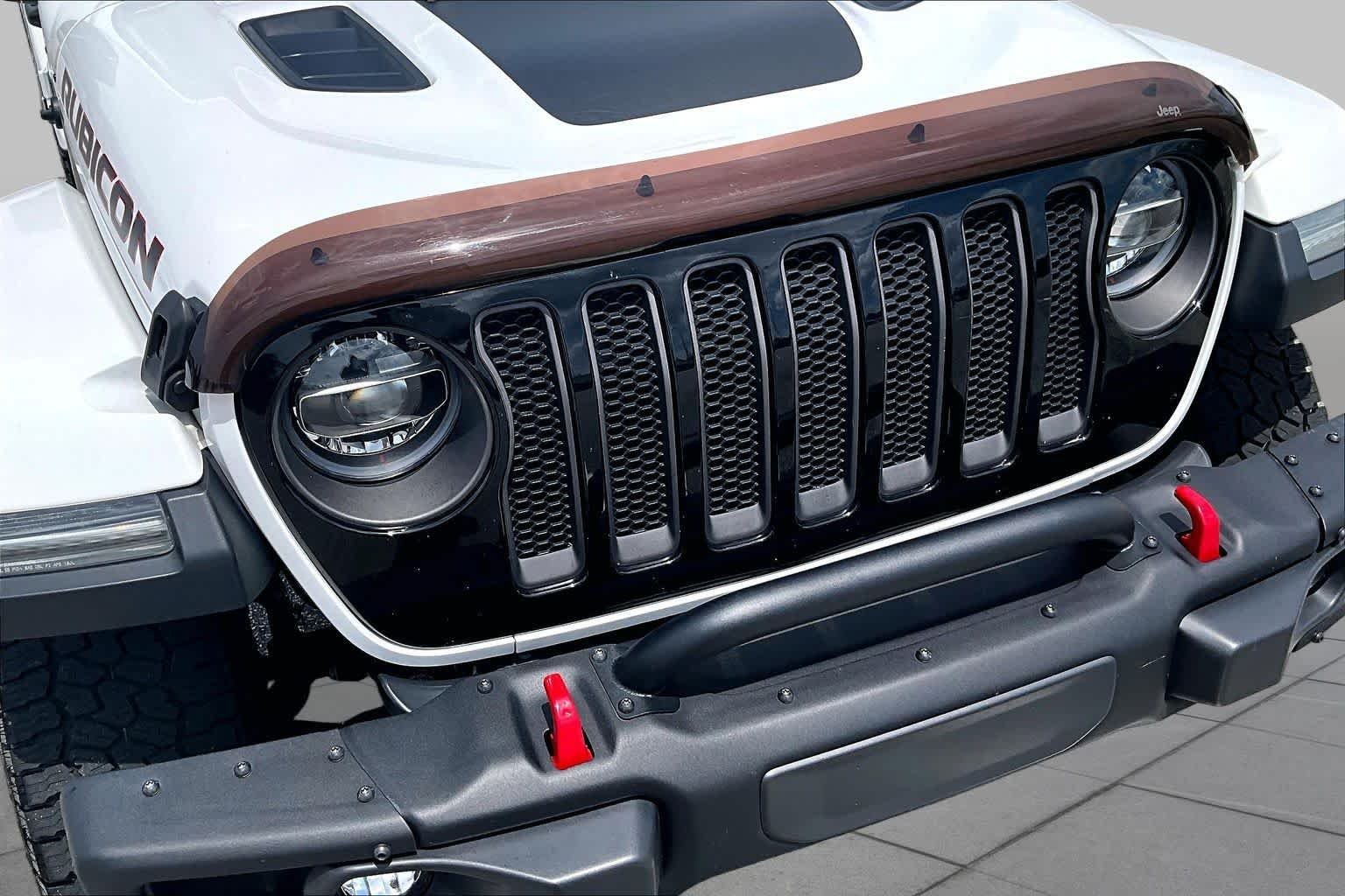 Used 2020 Bright White Clearcoat Jeep Rubicon image 30