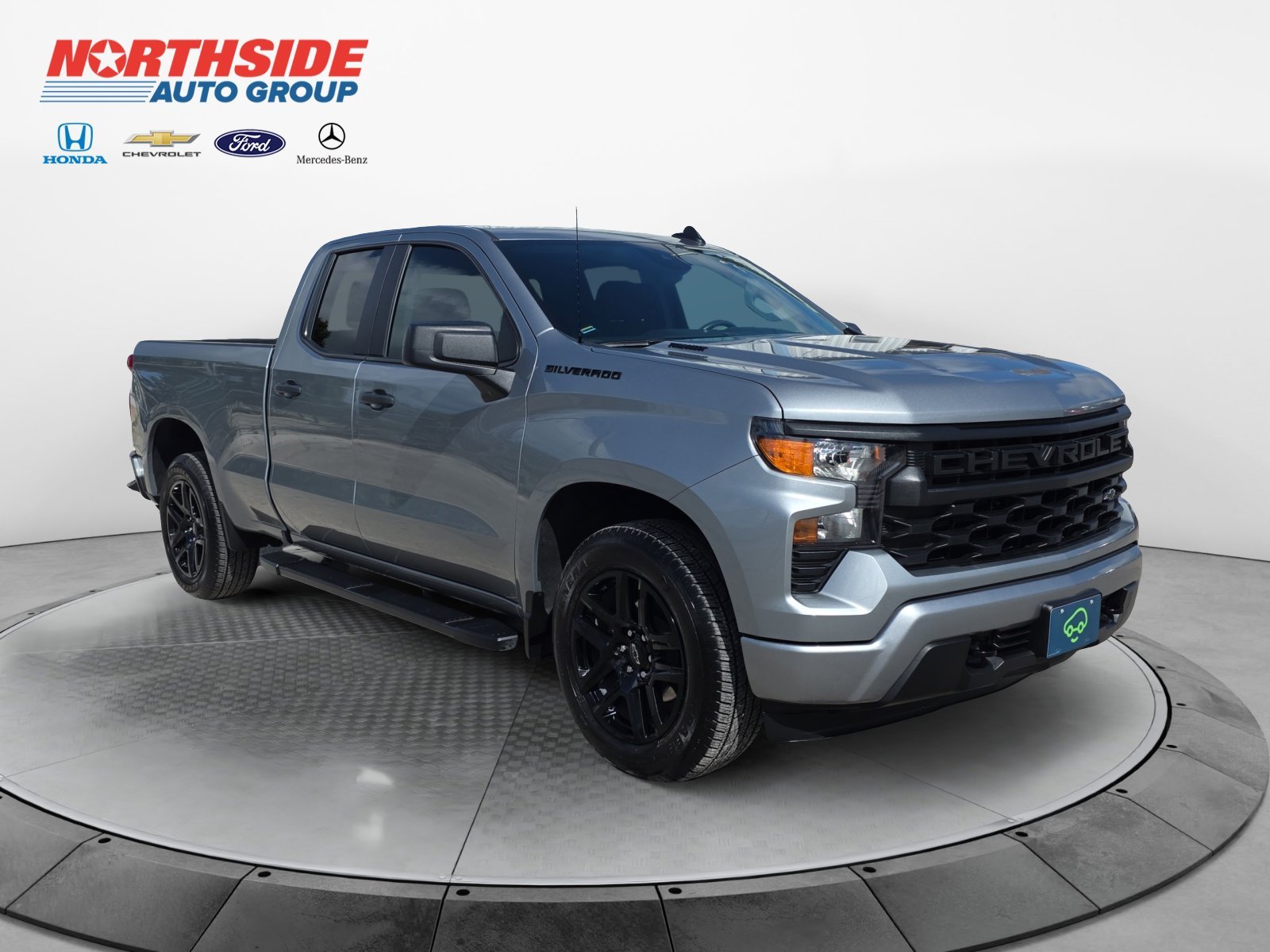 Used 2025 Sterling Gray Metallic Chevrolet Custom image 1
