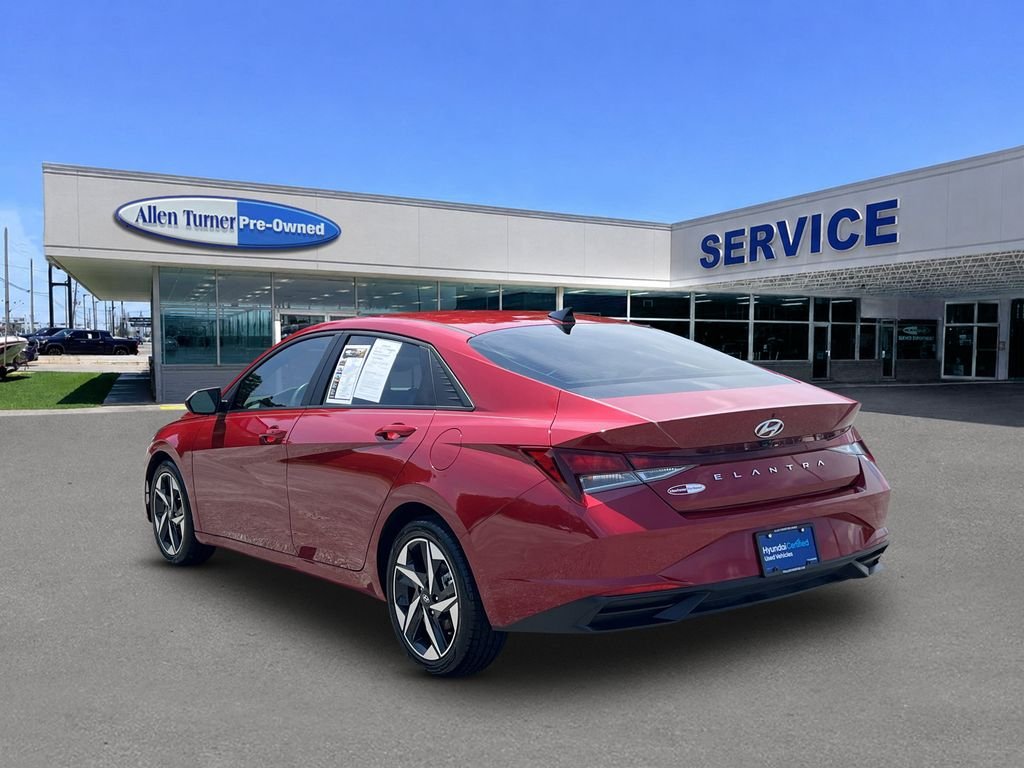 Used 2023 Scarlet Red Pearl Hyundai SEL image 7