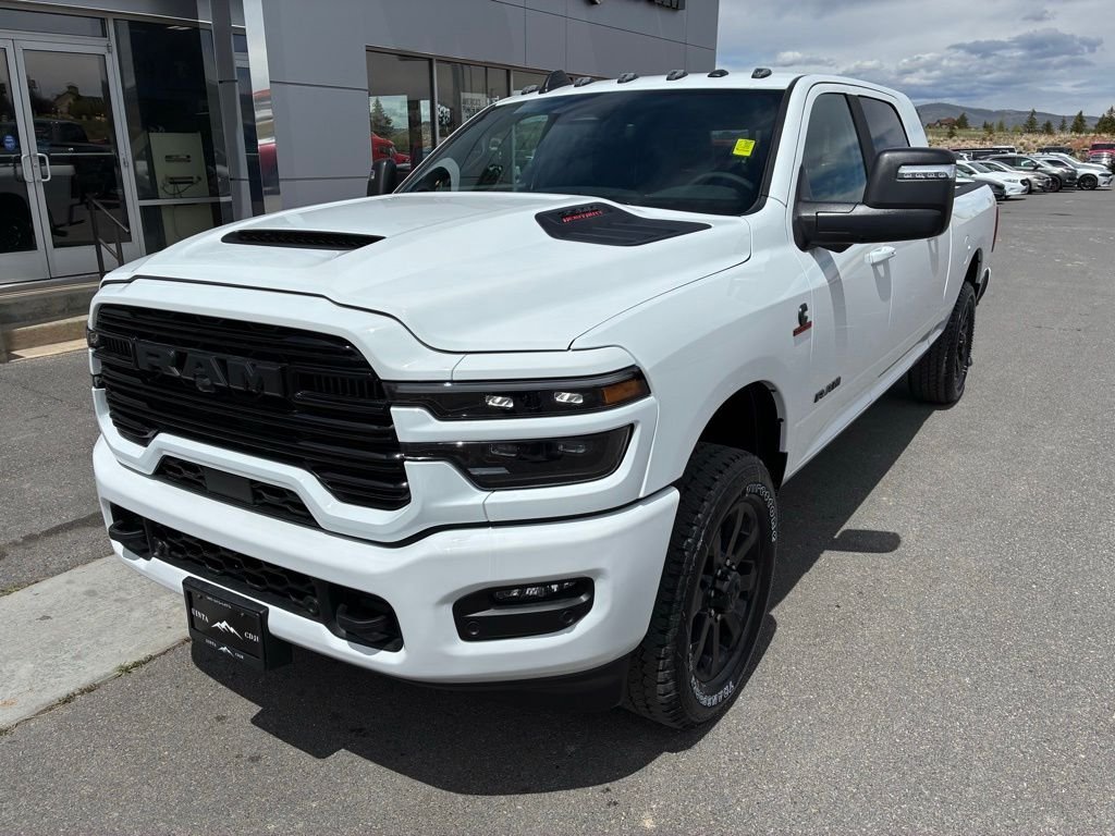 New 2026 Bright White Clear-Coat Exterior Paint RAM Laramie image 11