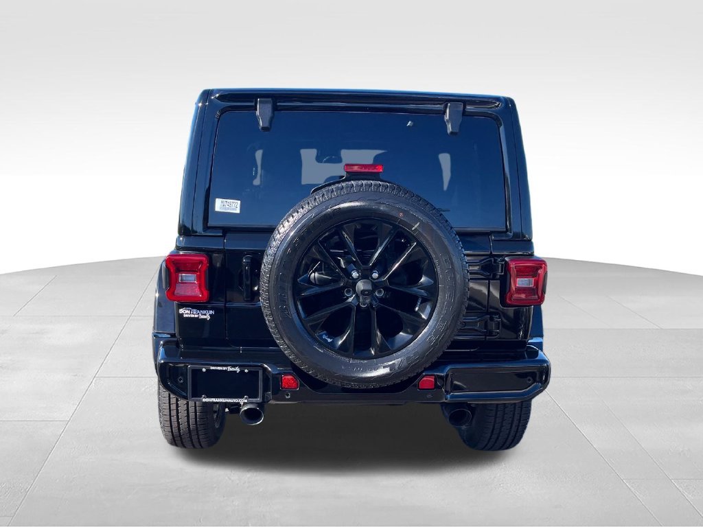 Used 2021 Black Jeep Unlimited Sahara High Altitude image 4
