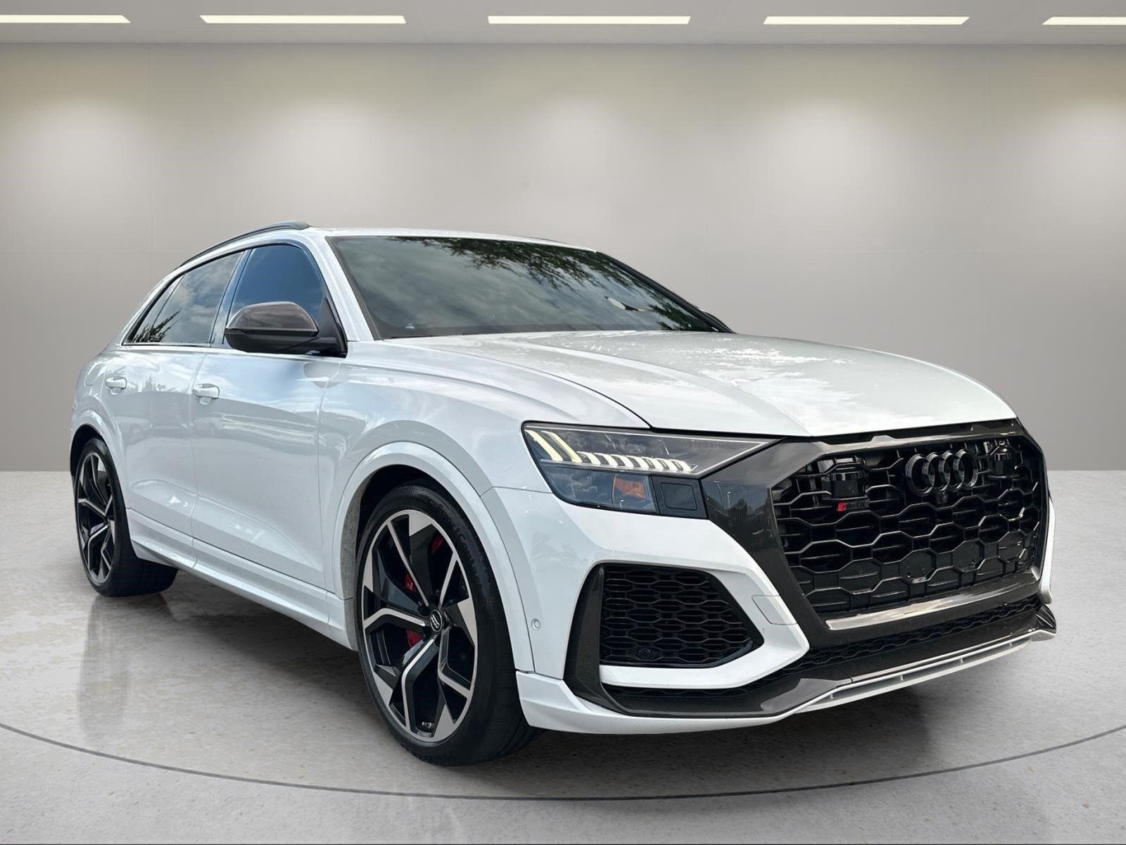 Used 2021 Glacier White Metallic Audi  image 9