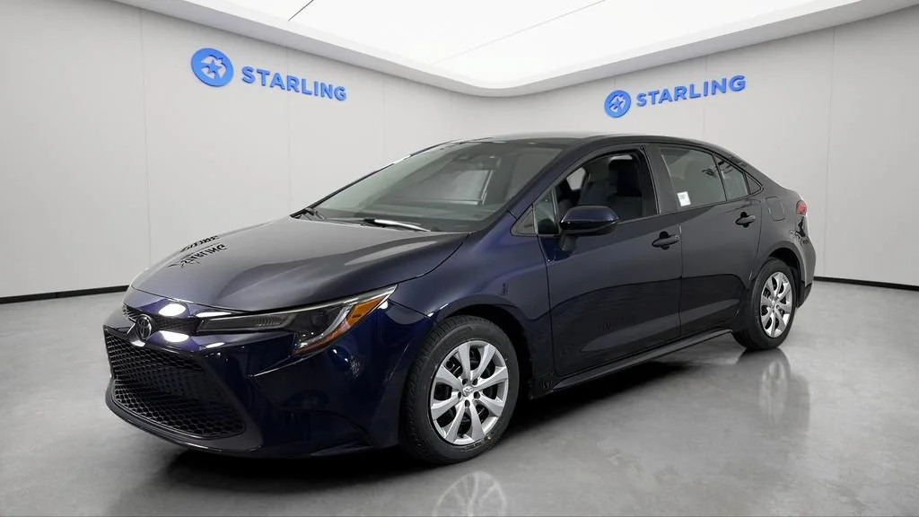 Used 2022 Blue Toyota LE image 2