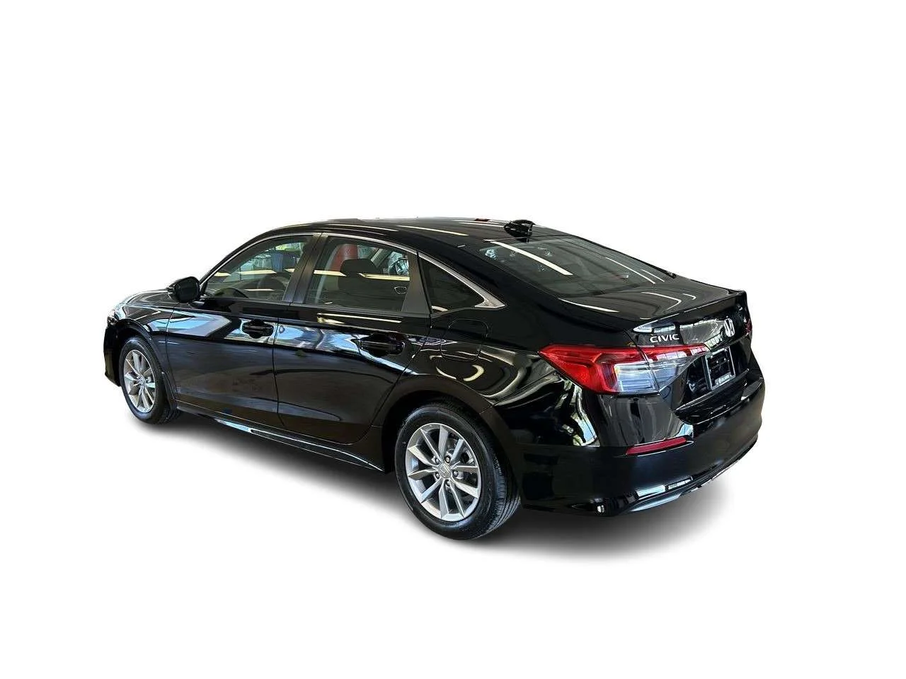 Used 2024 Crystal Black Pearl Honda Sedan EX CVT Certified Pre-Owned   No Accident   L image 9