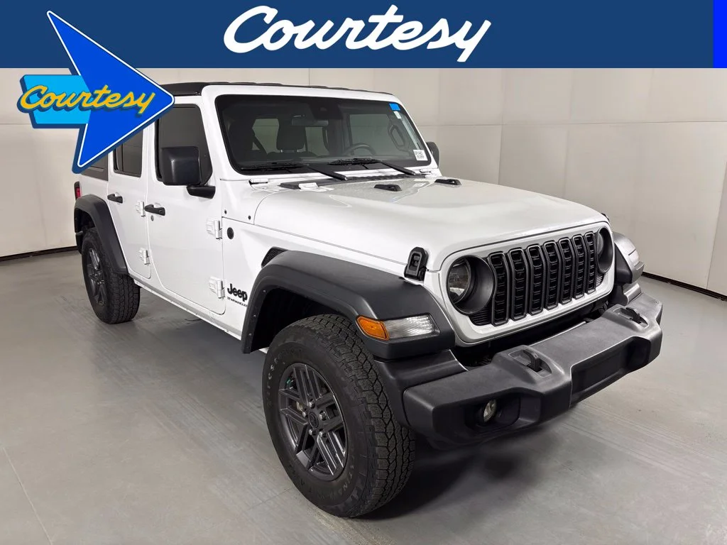 Used 2024 White Jeep Sport S image 1