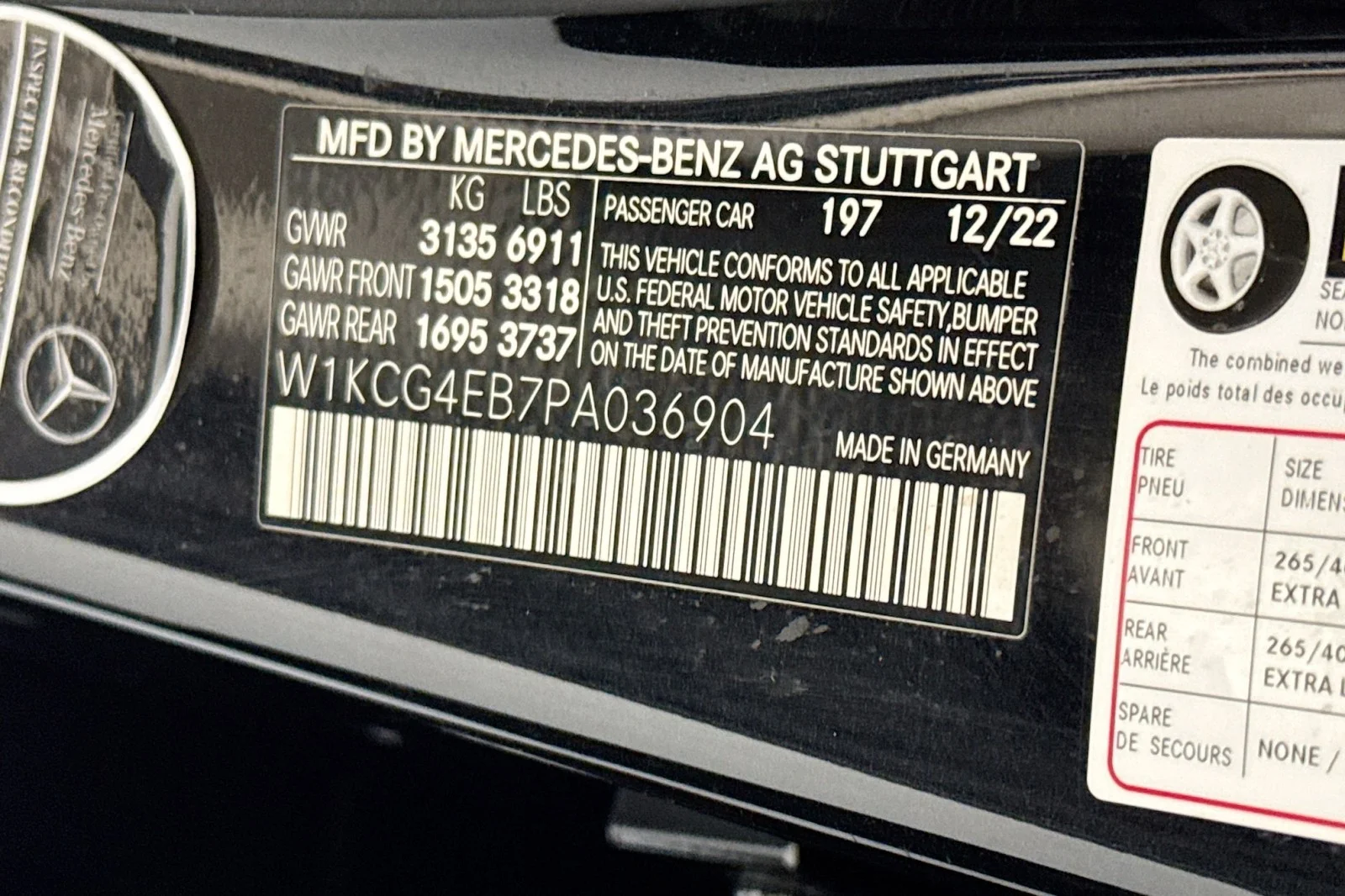Used 2023 Obsidian Black Metallic Mercedes-Benz 580 image 23