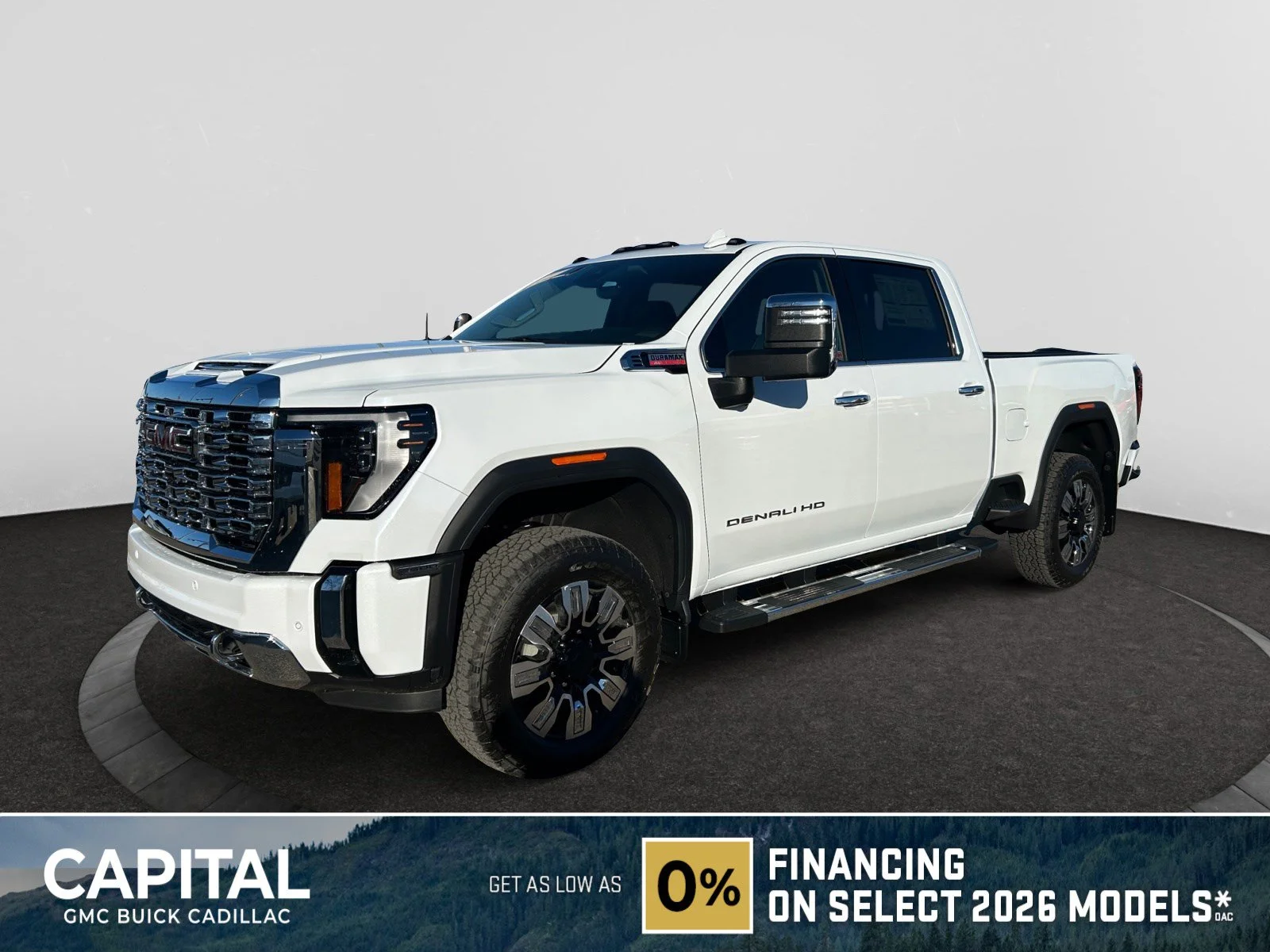 New 2026 Glacier White Tricoat GMC Denali image 1