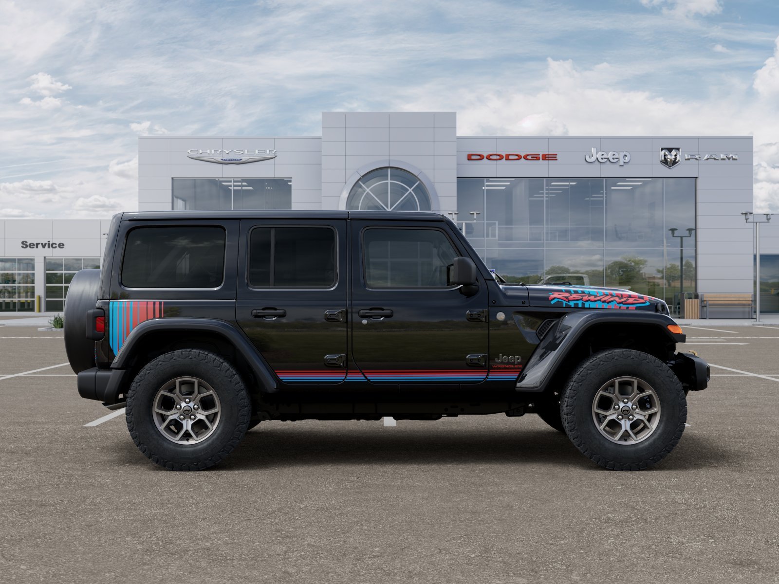 New 2026 Black Clear-Coat Exterior Paint Jeep Rewind image 36