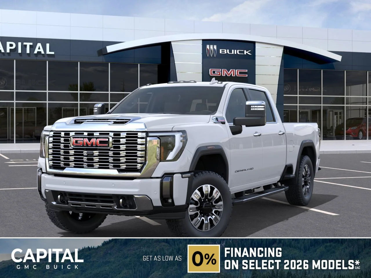 New 2026 Summit White GMC Denali image 1