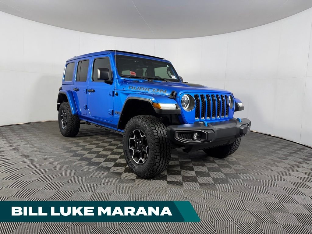 Used 2023 Blue Jeep Rubicon 4xe image 1