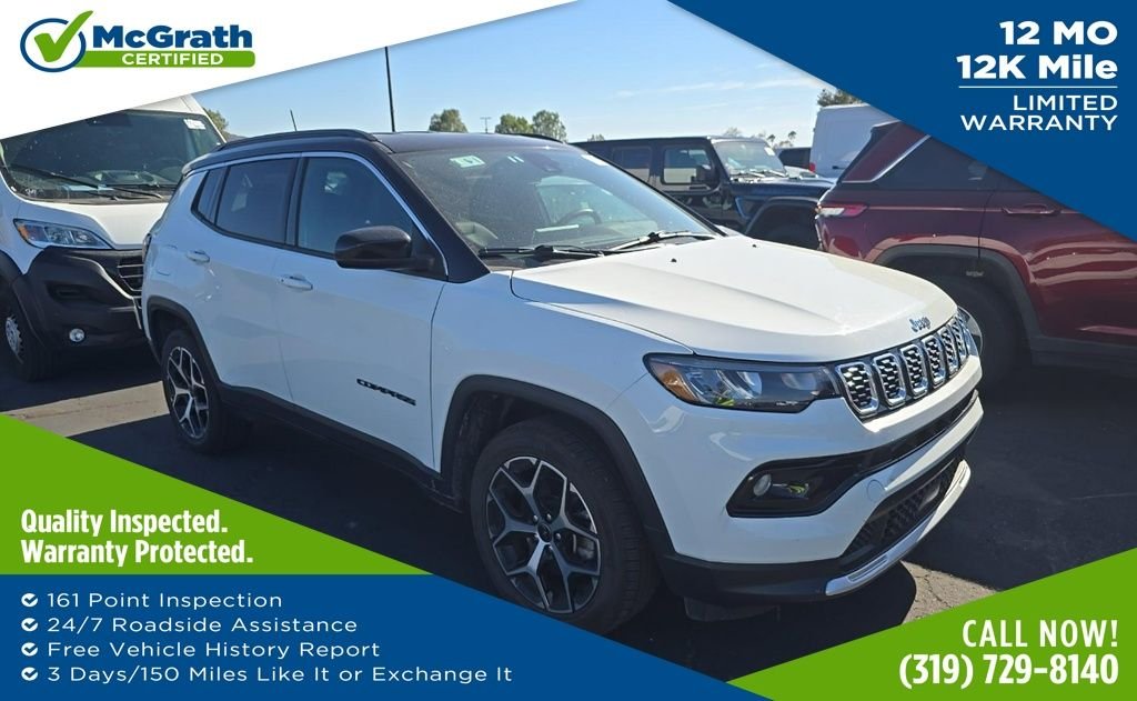 Used 2025 White Jeep Limited image 1