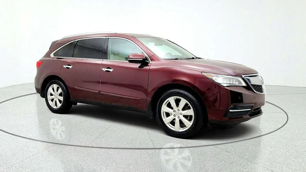 Used 2016 Dark Cherry Pearl Acura SH-AWD 4dr w/Advance/AcuraWatch Plus image 3