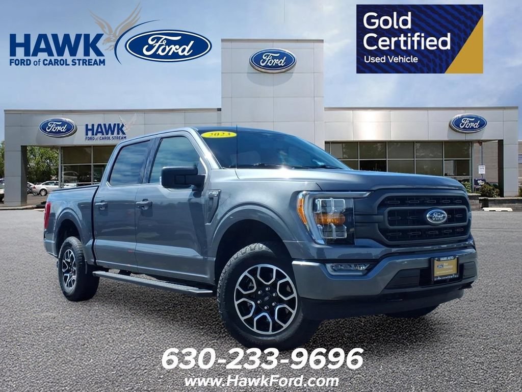 Certified Used 2023 Gray Ford XLT image 1