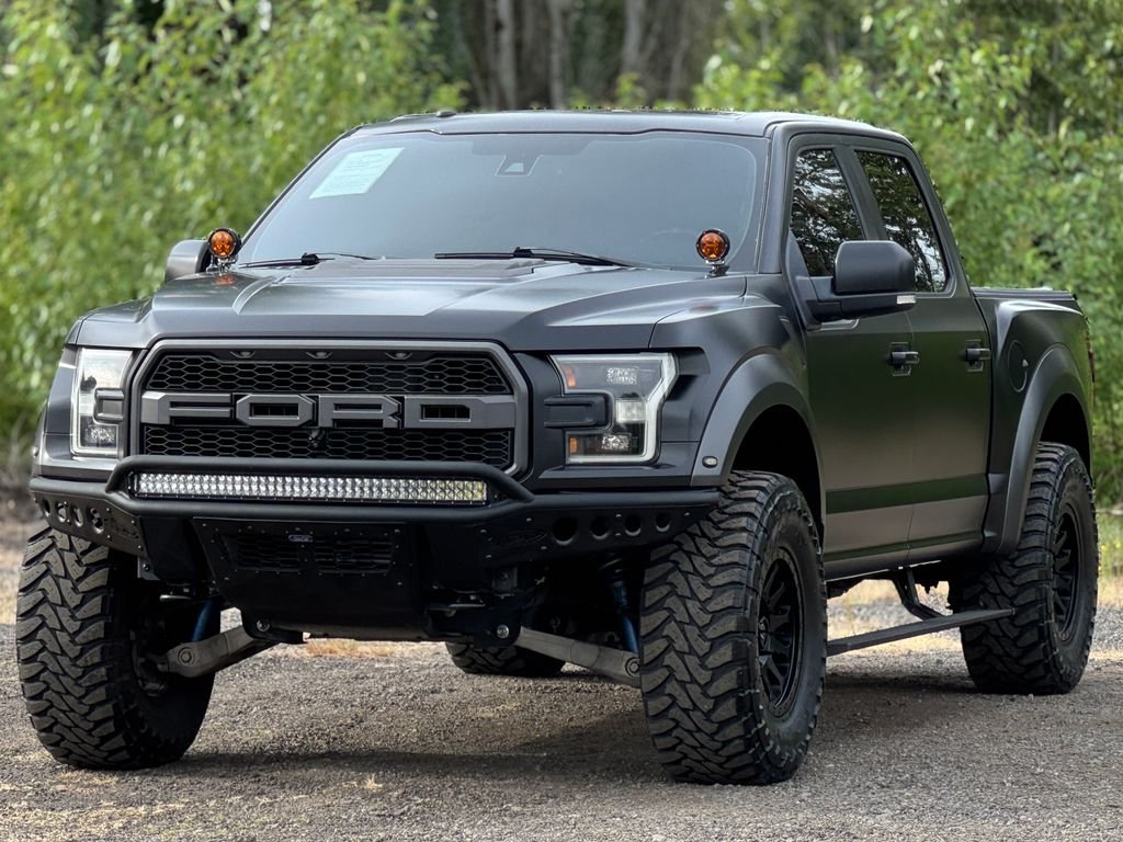 Used 2017 Shadow Black Ford Raptor image 3