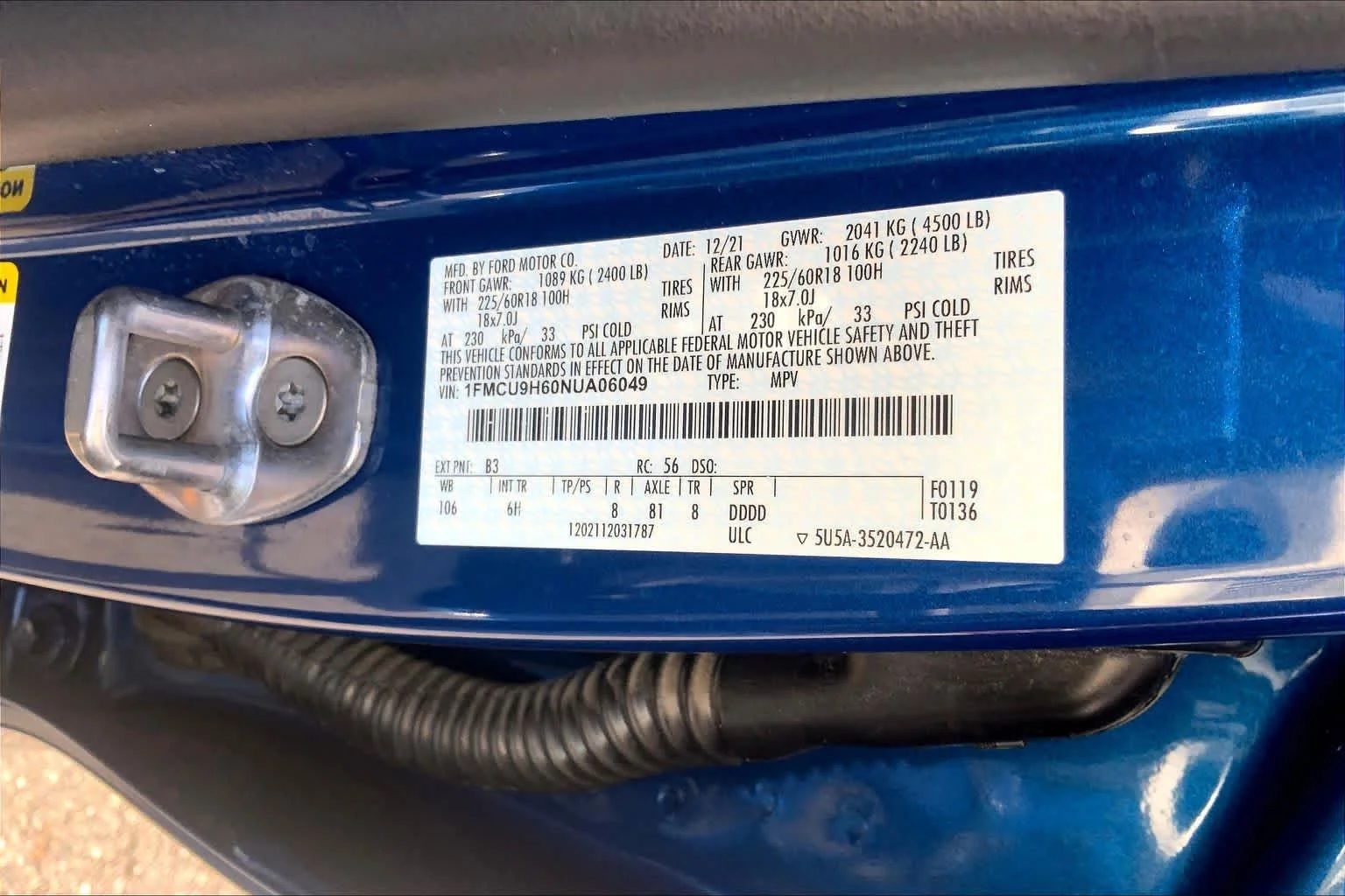 Certified Used 2022 Atlas Blue Ford SEL image 34