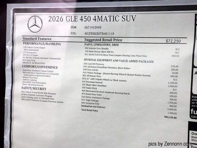 New 2026  Mercedes-Benz GLE 450 image 28