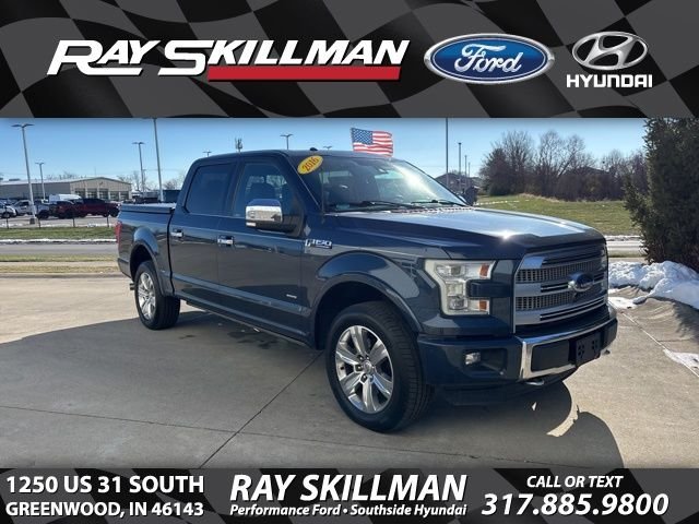 Used 2016 Blue Ford Platinum image 1