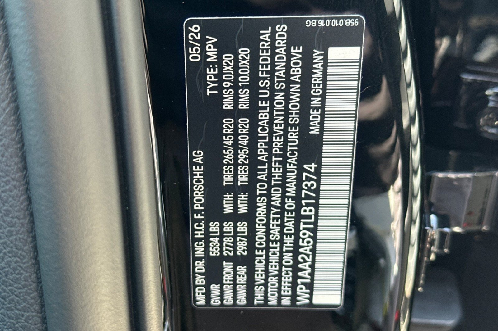 New 2026 Black Porsche  image 29
