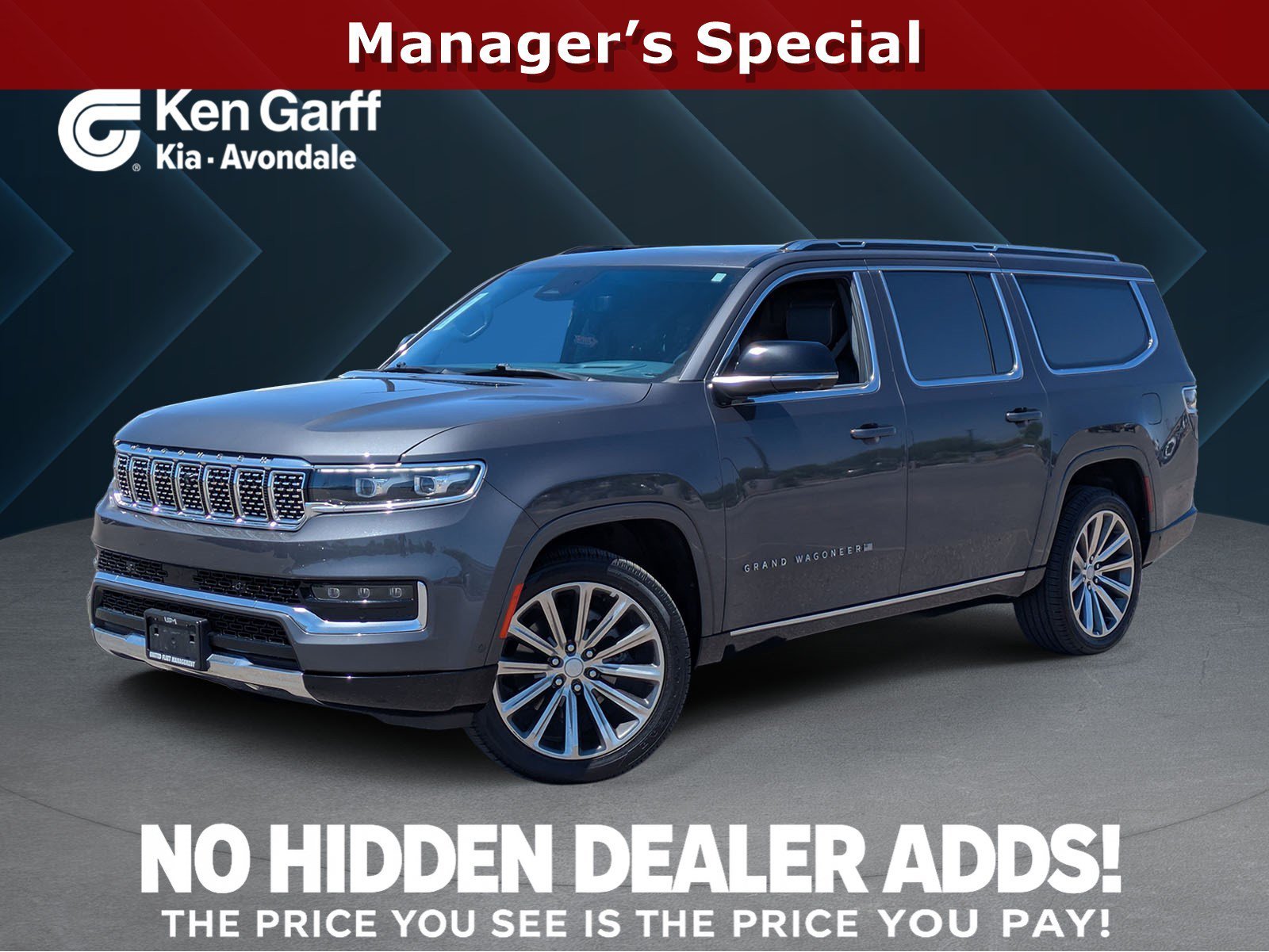 Used 2023 Baltic Gray Metallic Clearcoat Jeep Series II image 1