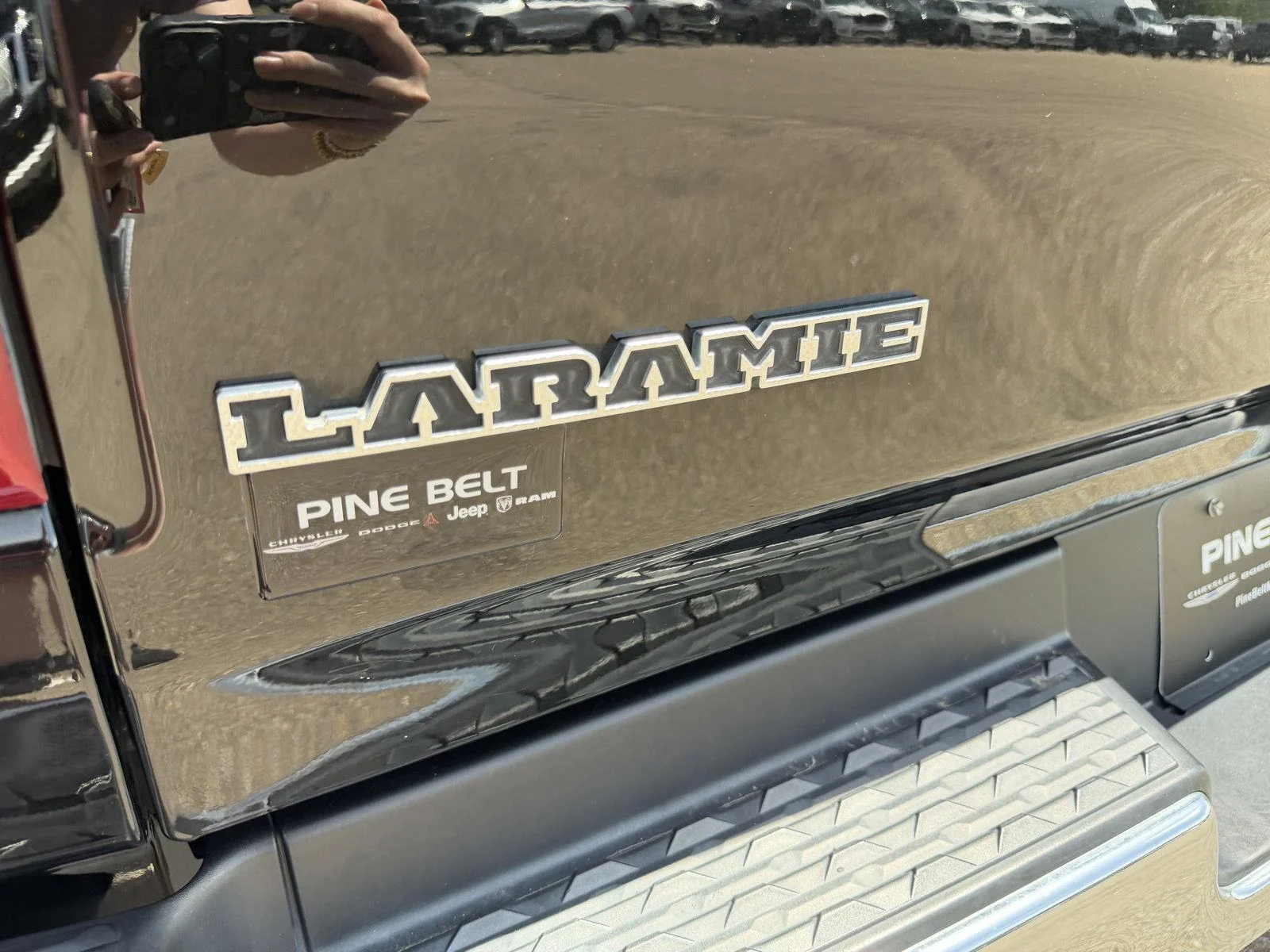 Used 2022 Diamond Black Crystal Pearlcoat Ram Laramie image 26